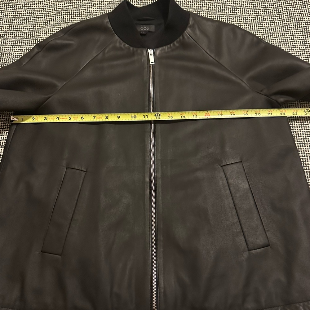 COS A-Line leather Jacket - Picture 8 of 12